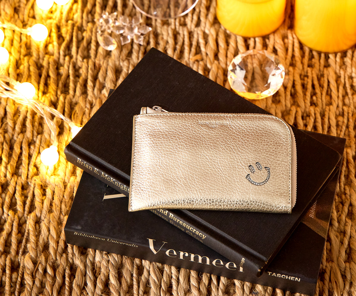 スマイル L字ファスナー ミニ財布 1819-s